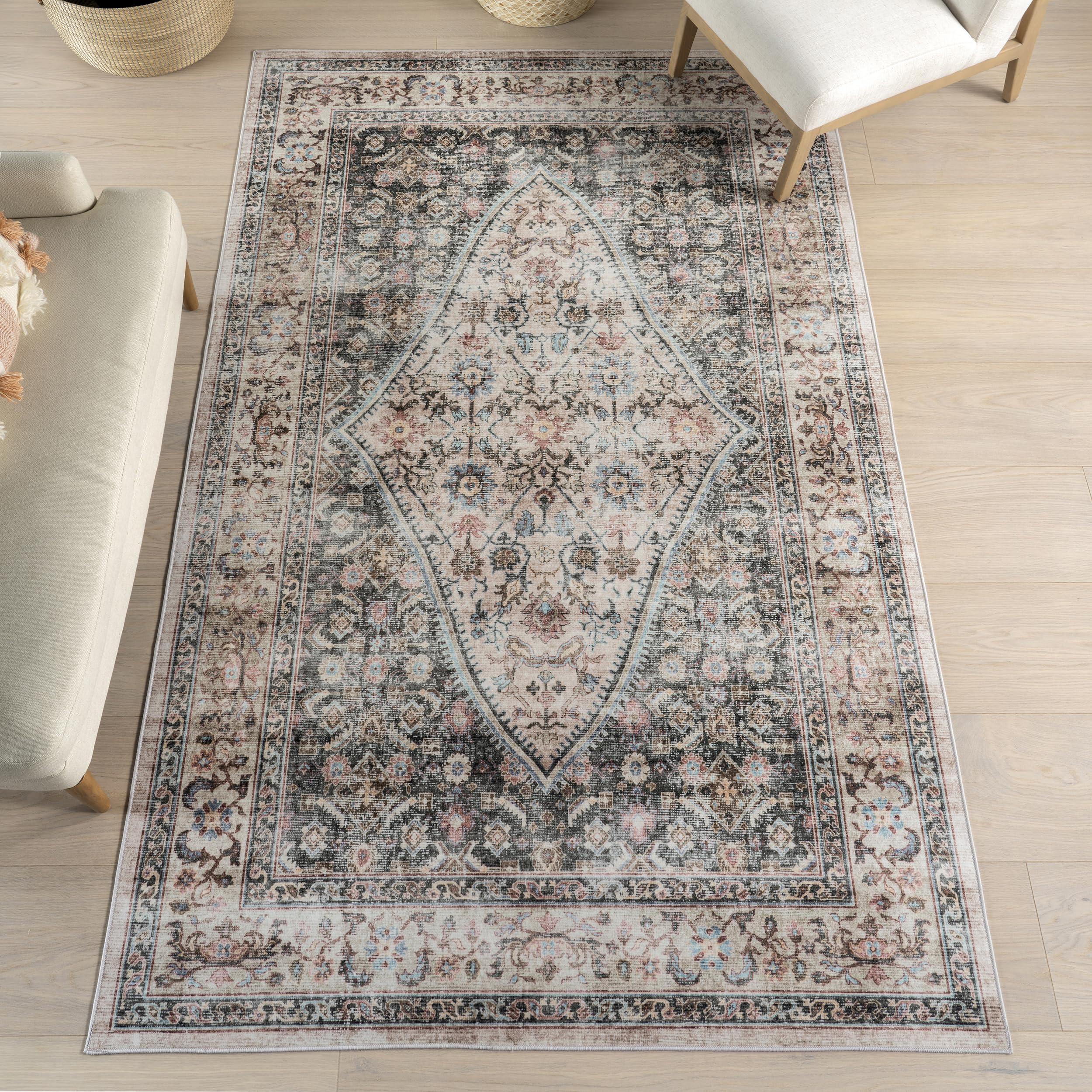 Tapis résistant aux taches salon bureau nuLOOM SmartPlus 1,5x2,4m