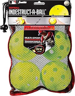 Franklin Sports MLB Indestruct-A-Balls - Heavy Duty Practice Baseballs - coolthings.us