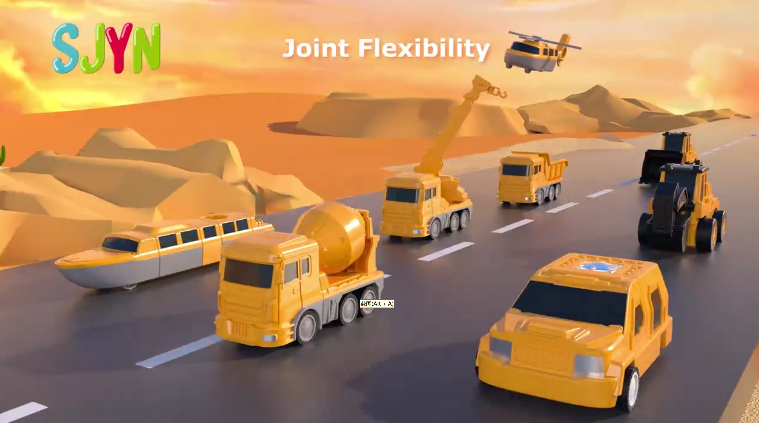Acheter Robot de déformation magnétique Ingénierie Voiture Excavatrice Mélangeur Camion Jouet Robot Transformateur multifonctionnel pour enfants