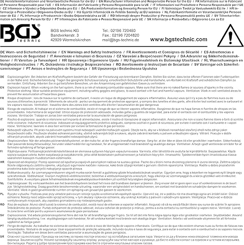 Miniatura 2 de BGS 64203  CNG Cylinder Valve Wrench for Opel Zafira II, Combo