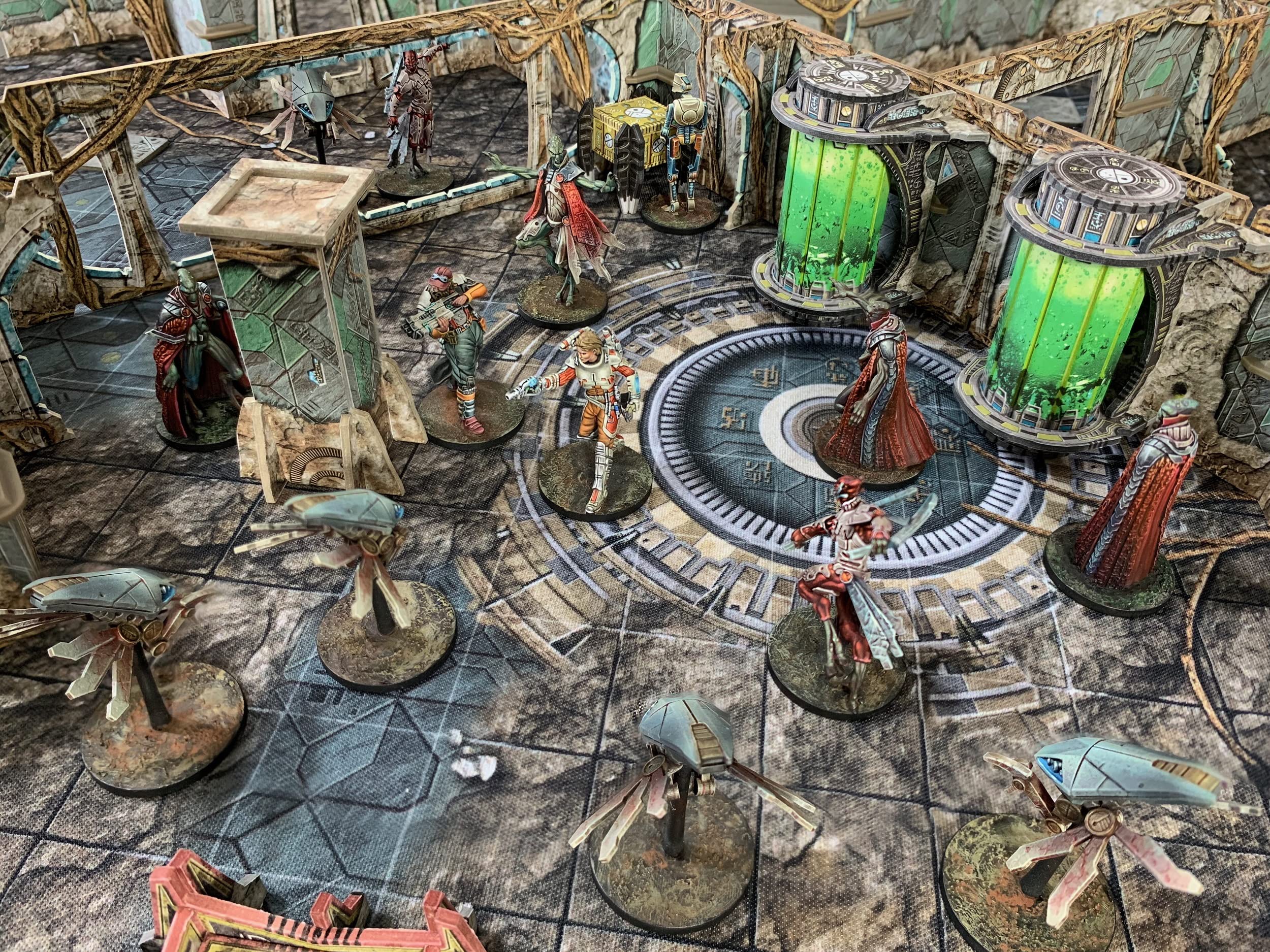 Battle Systems - Modular Tabletop 3D Gaming Sci-Fi Terrain - Perfect for 28mm-35mm Miniatures and Figures - No Painting Required - Science Fiction Aliens 40K Wargame - (Alien Catacombs) - Image 7