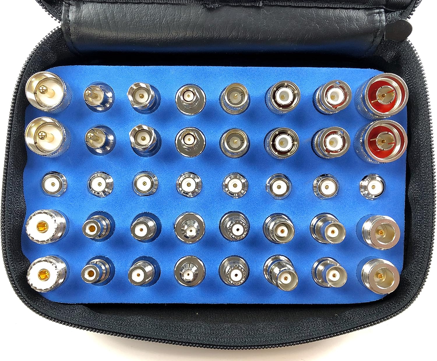 ConnectoRF 40PCS Universal RF Coaxial Connector Adapter Kit