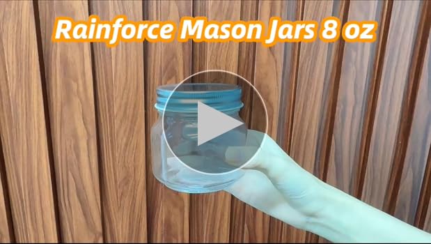 Amazon.com: Mason Jars 8 oz 30 Pack- Small Mason Jars With