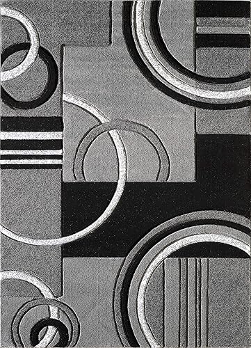 Miniatura 2 de GLORY RUGS Alfombra de área moderna, suave, tallada a mano, alfombra de piso contemporánea con textura esponjosa de primera calidad para interiores