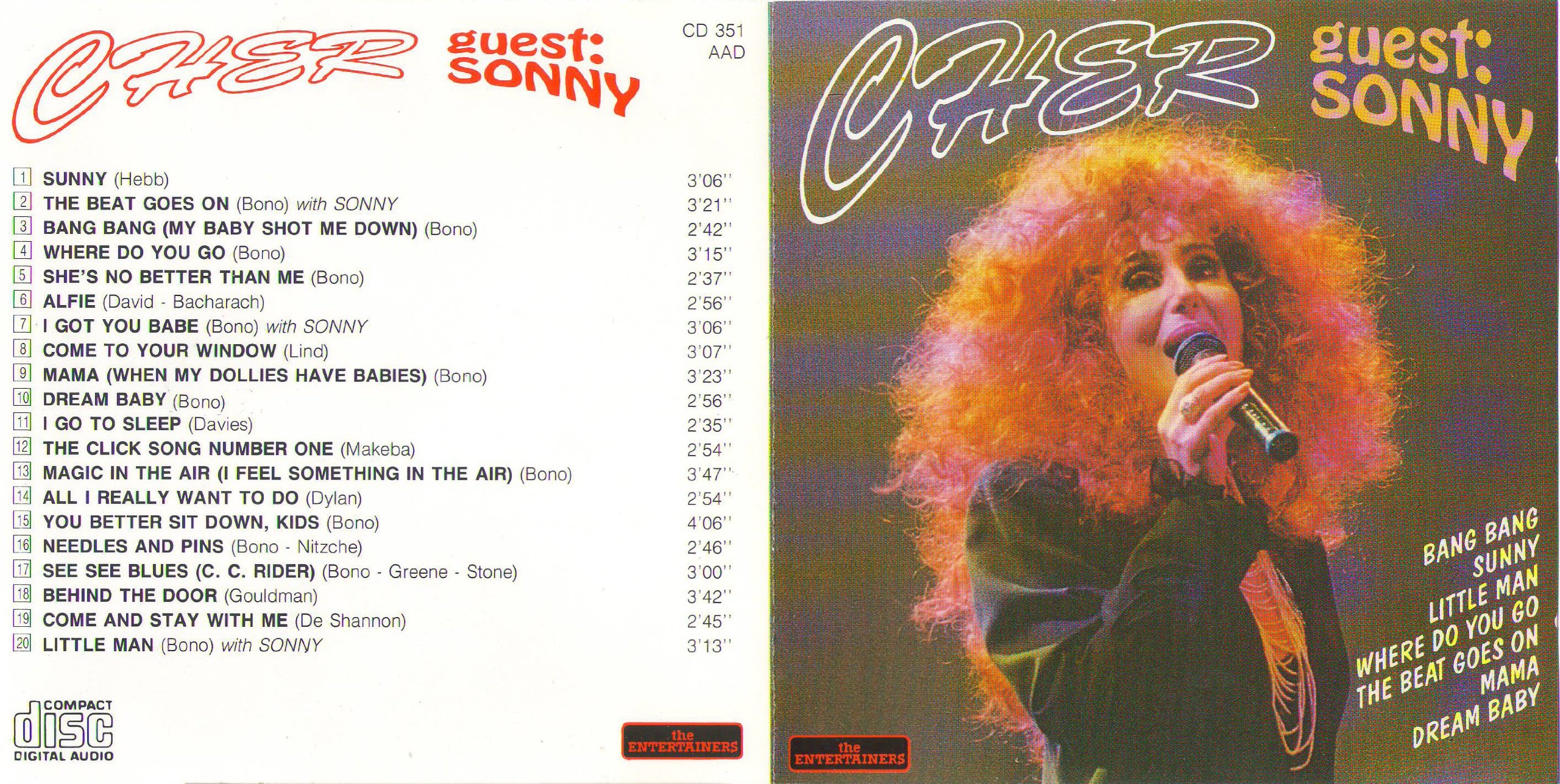 Cher with Sonny [Audio CD]