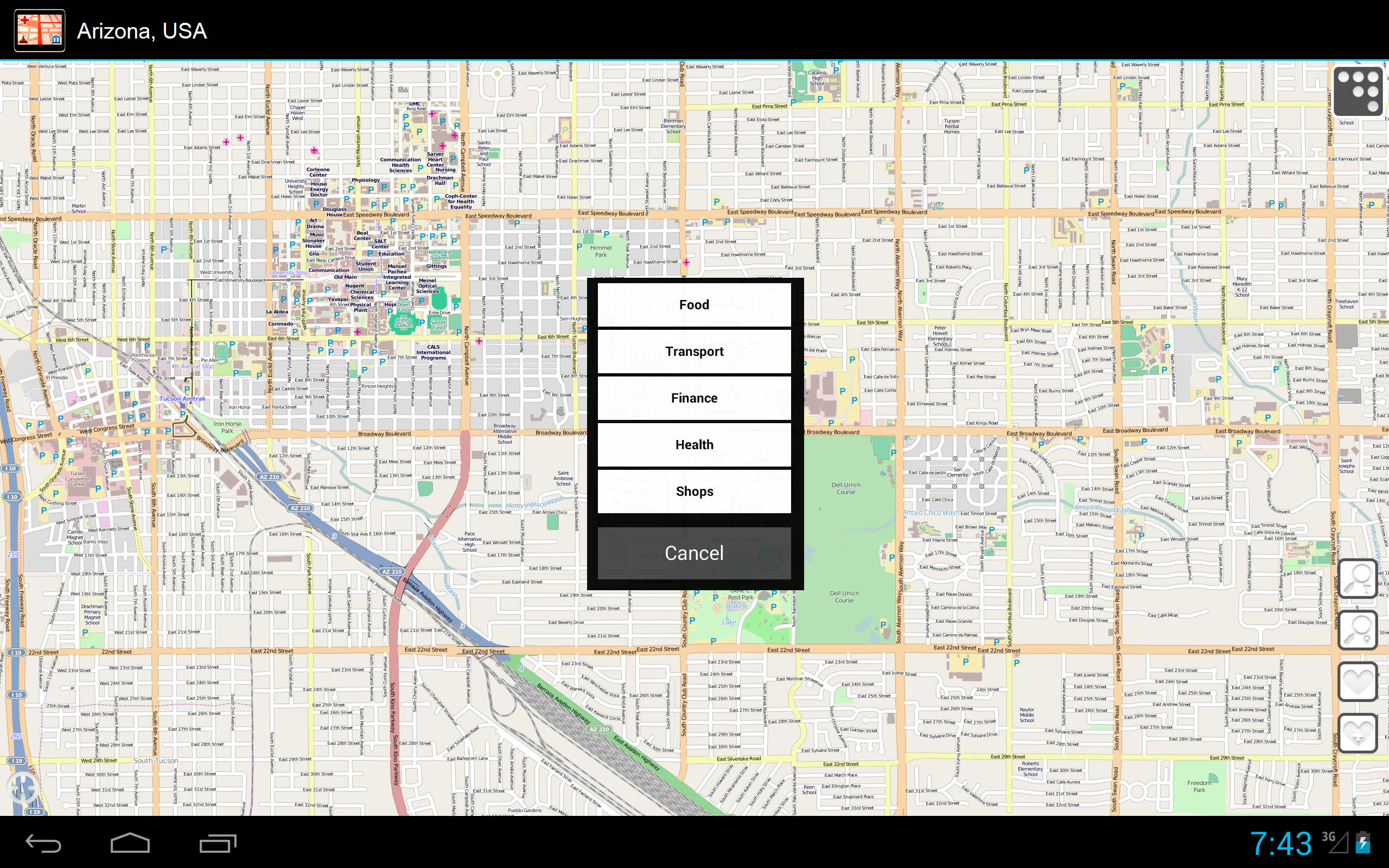 Arizona, USA Vector Map: Travel Monster - App on Amazon Appstore