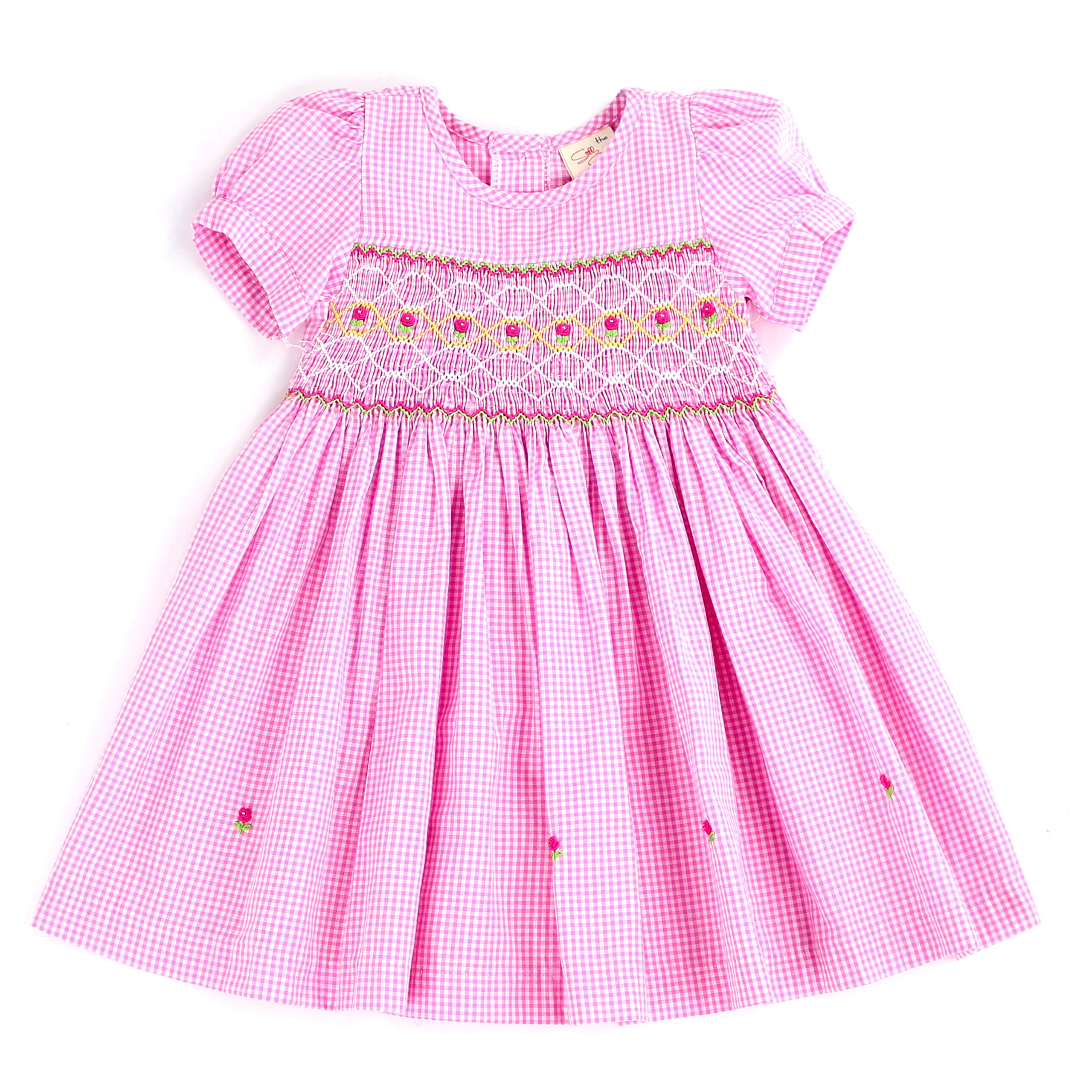 Embroidery on gingham  embroidery  origami