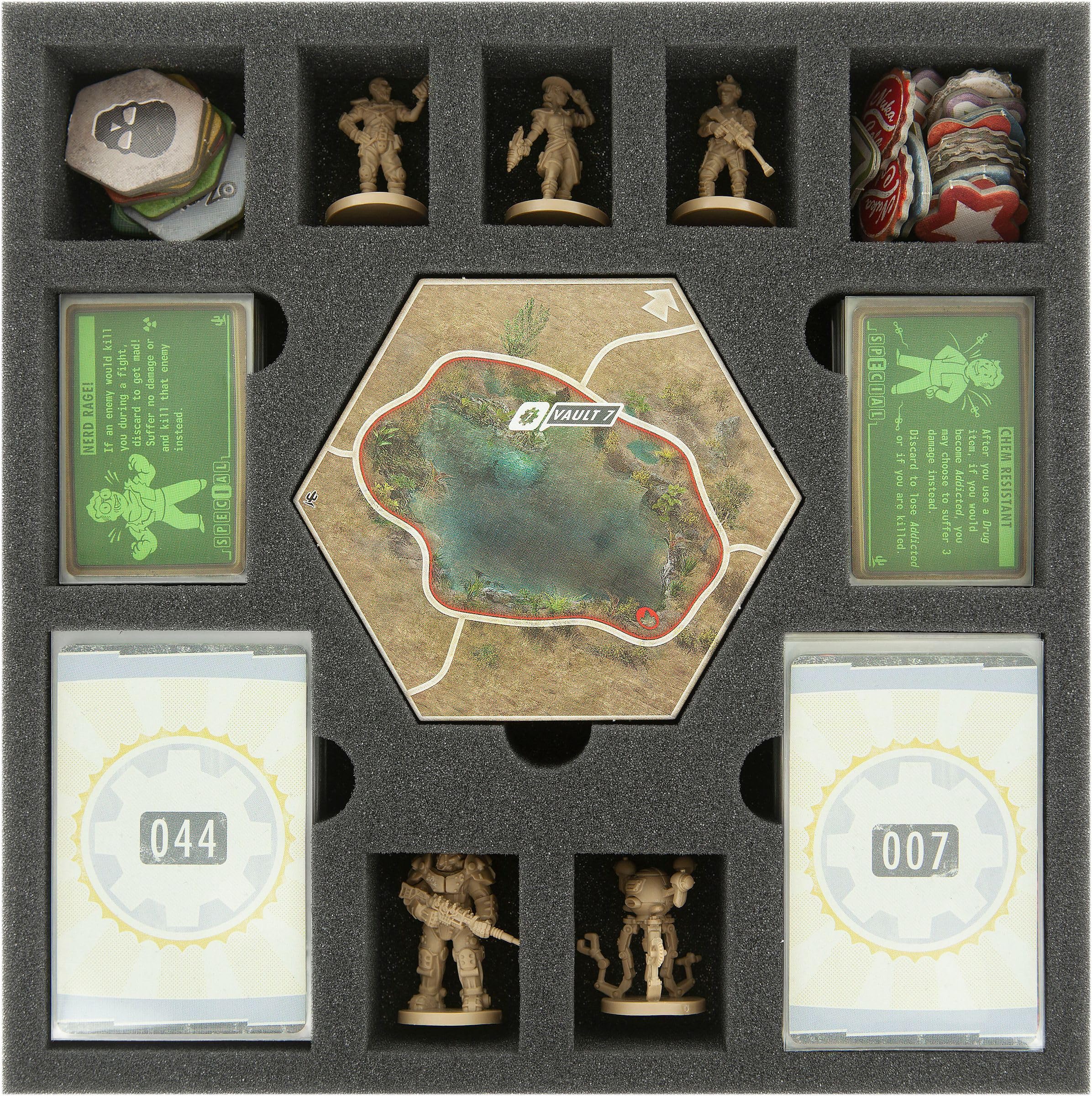 Feldherr Set de Plateau en Mousse Compatible avec la boîte de Jeu de société Blood Rage