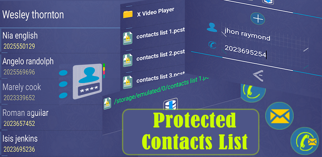 Protected Contact Protected contacts list Pro:Amazon.com:Appstore for Android