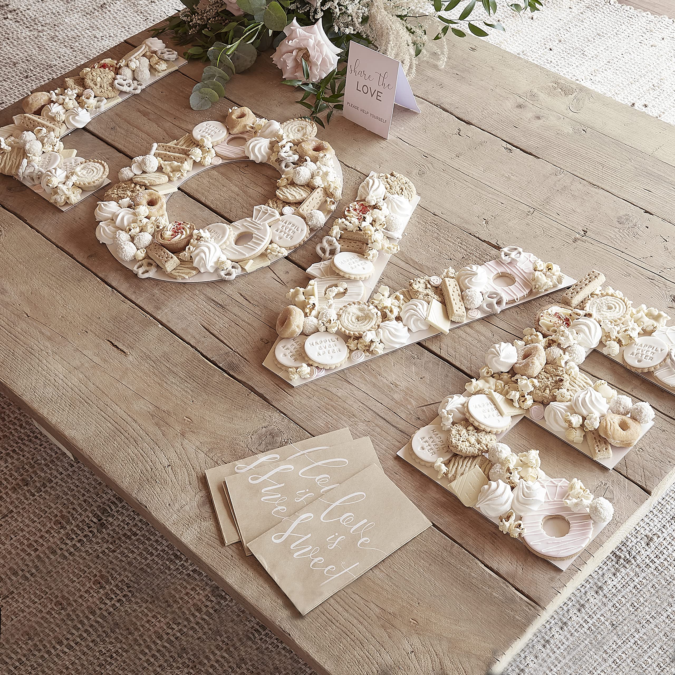 Ginger Ray Grazing Board Love Letters