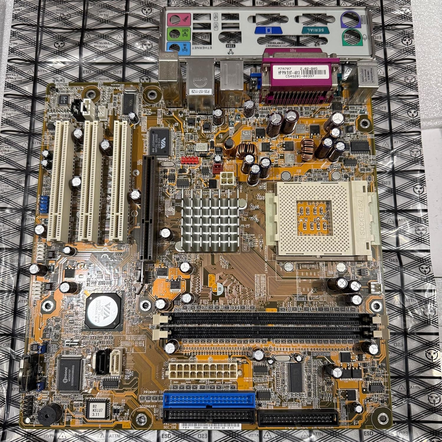 INTERWEB Replacement for A7V8X-LA VIA KM400A Socket A Micro-ATX Motherboard w/Video, Audio & LAN