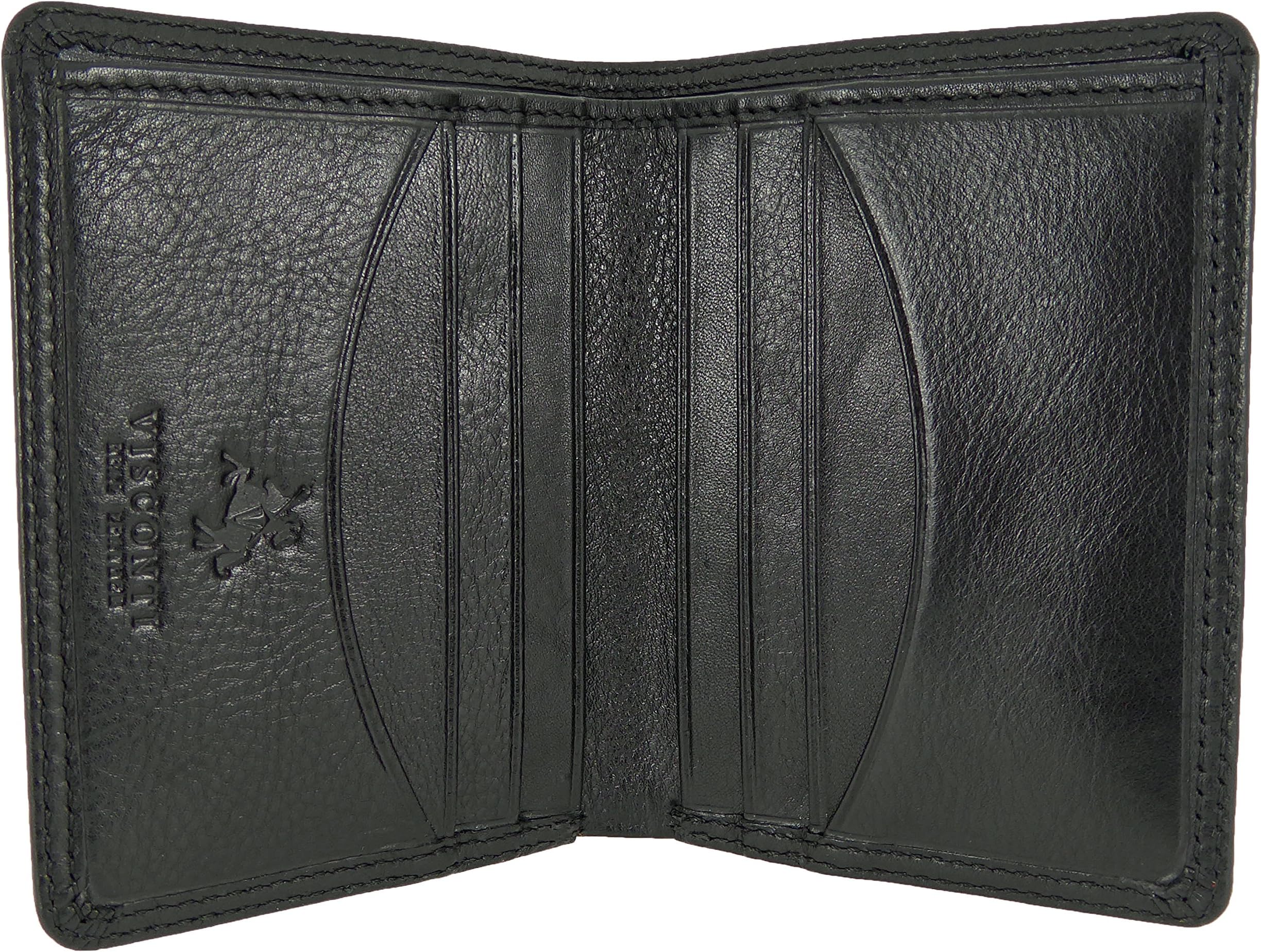 Mens Visconti Soft Leather Slim Compact Wallet For 8 Credit Cards & Bank Notes -Gift Boxed