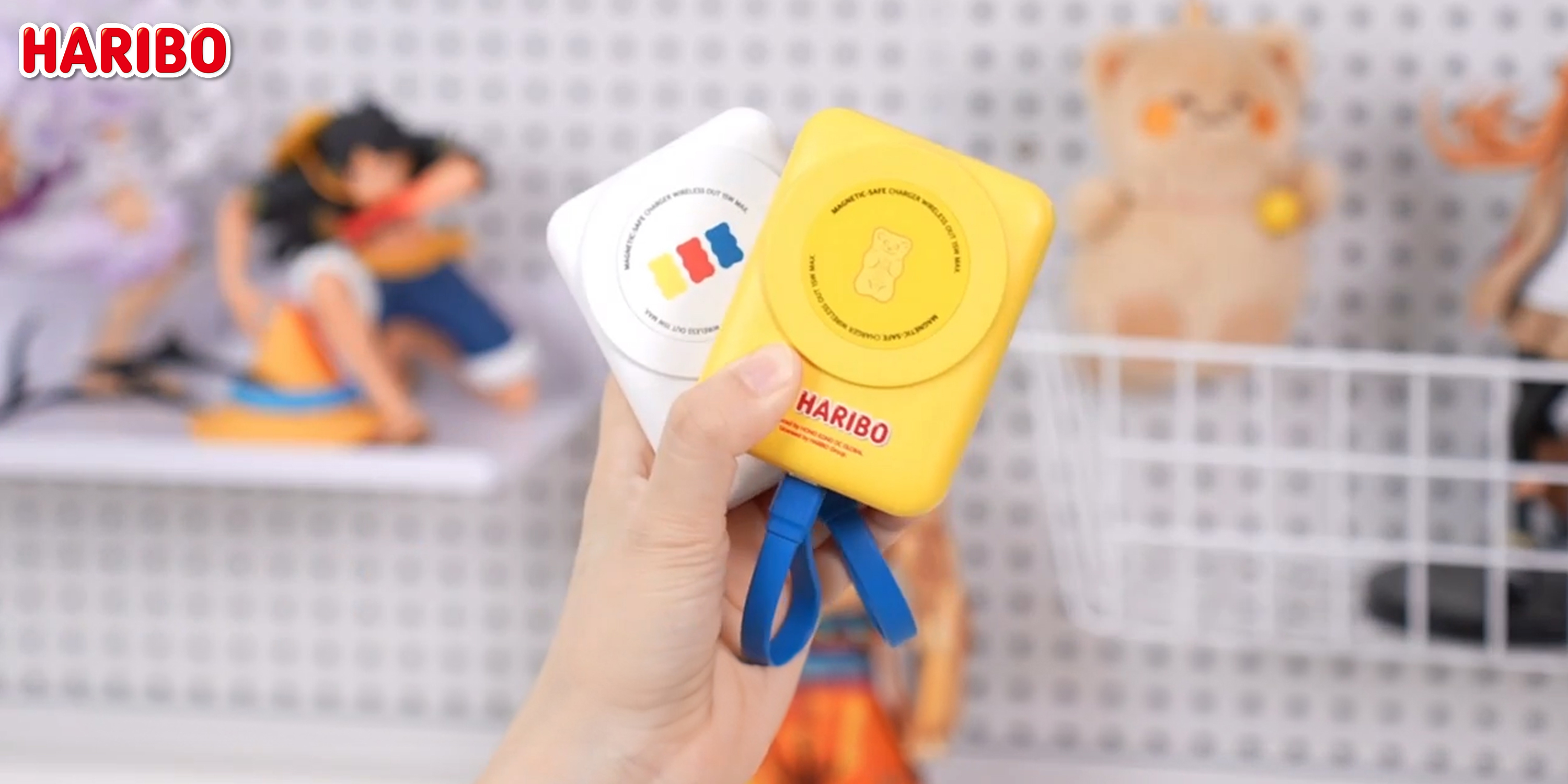 Amazon | Haribo ミニモバイルバッテリー 10000mAh（ワイヤレス