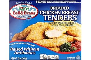 Bells & Evans Organic Raised Without Antibiotics Frozen Breaded Chicken Tenders