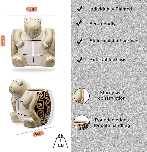 Miniatura 7 de Sixdrop Soporte para utensilios de cocina de tortuga  Tortuga marina  Decoración para el hogar  Decoración de regalo  Accesorios de fiesta temática