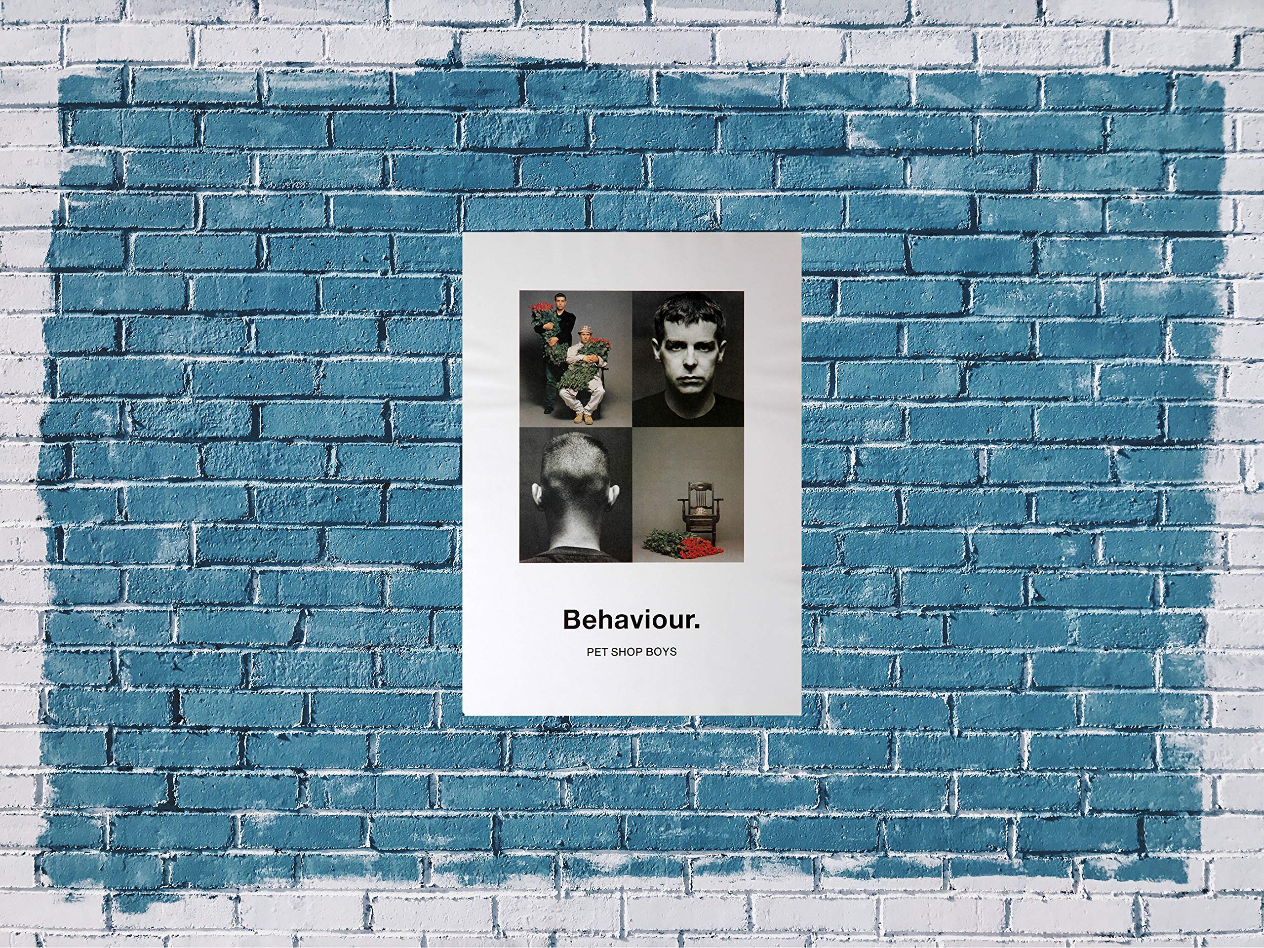 Premium Poster/Plakat | DIN A1 | Wanddeko | Live Konzert Veranstaltung » Pet Shop Boys - Behaviour, 1990 «