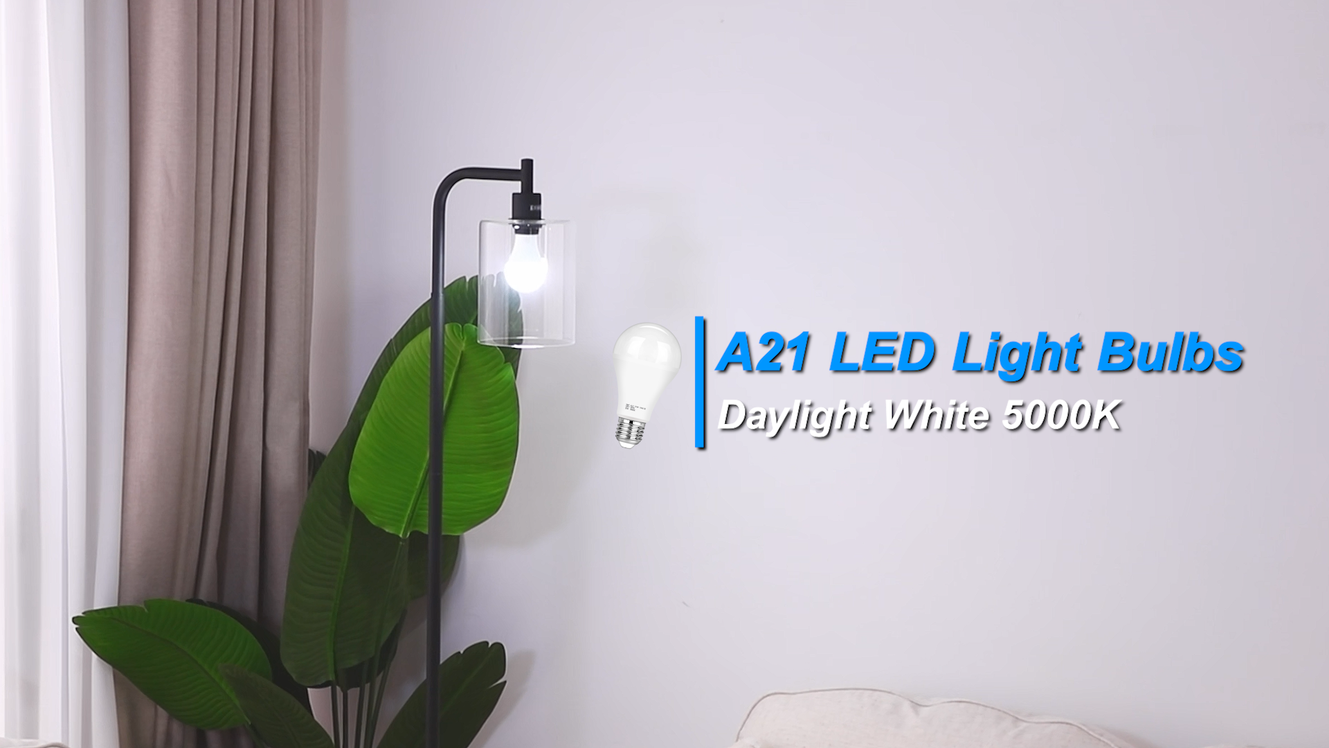 MAXvolador A21 LED Light Bulbs, 150 Watt Equivalent Daylight White 