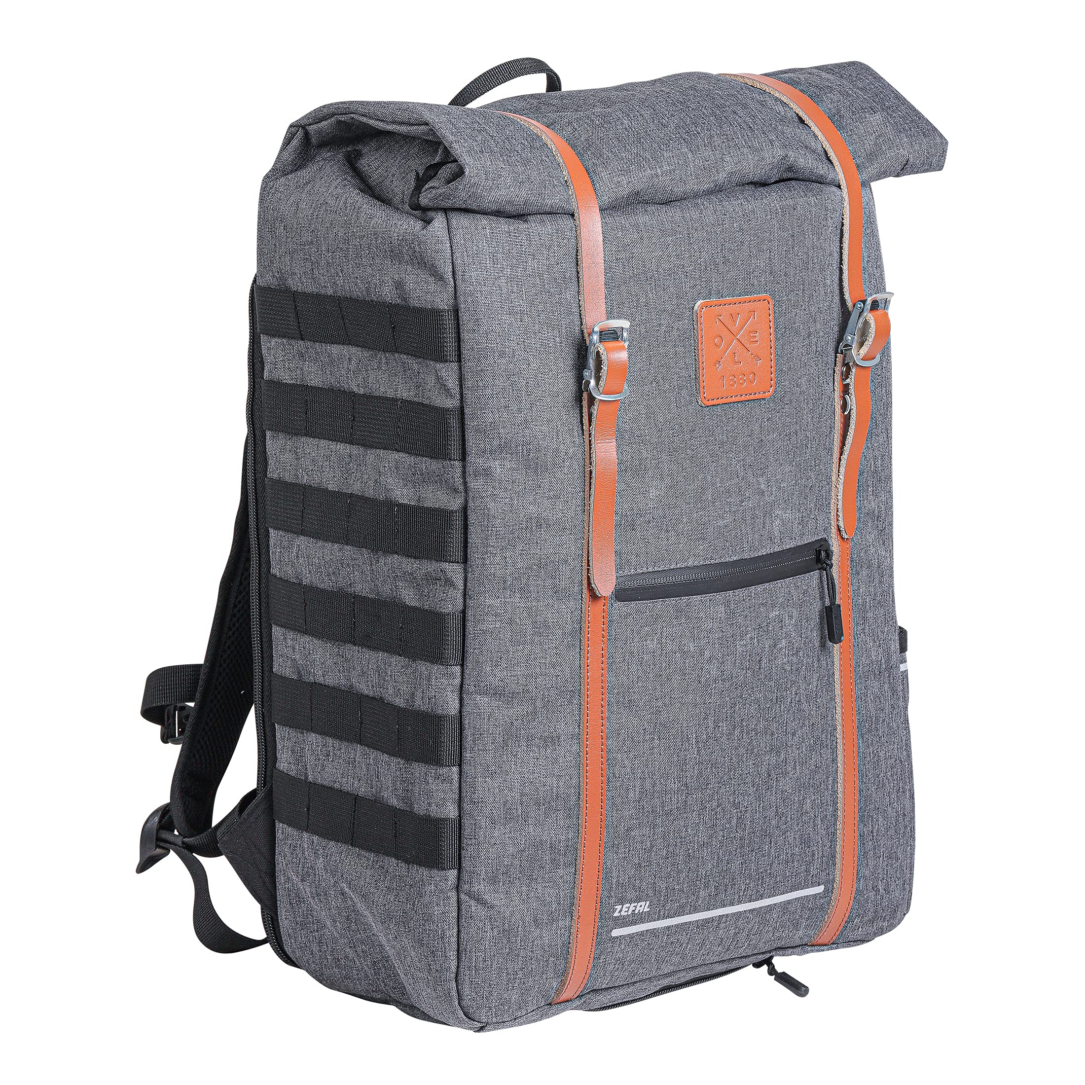 Zefal Urban Backpack / Pannier Bag Traveling Luggage Grey - 27L
