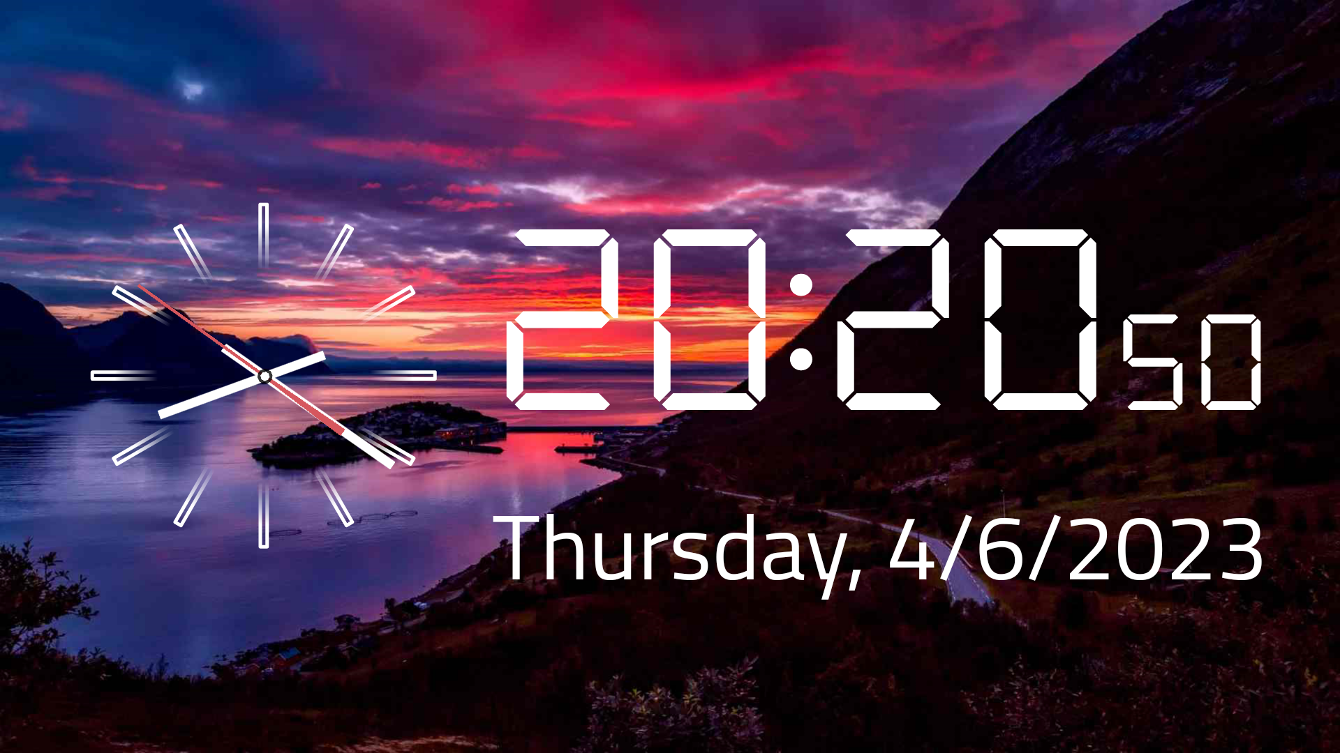 Nature HD Peaceful Alarm Clock Screensaver The Ultimate Event Manager