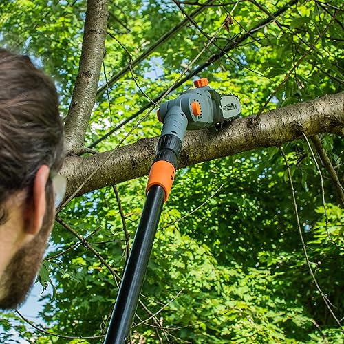 Miniatura 6 de Scotts Outdoor Power Tools PS45010S - Sierra de poste eléctrica con cable de 10 pulgadas, 8 amperios, cabeza ajustable, barra y cadena Oregon