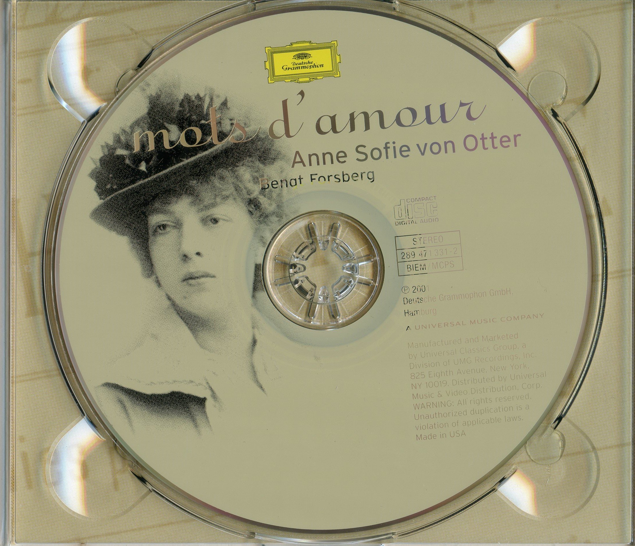 Anne Sofie von Otter - Mots d'amour