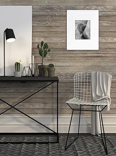 Miniatura 4 de MCS Framatic Fineline Marco de aluminio, negro, 16 x 20 pulgadas mate a 8 x 10 pulgadas, individual