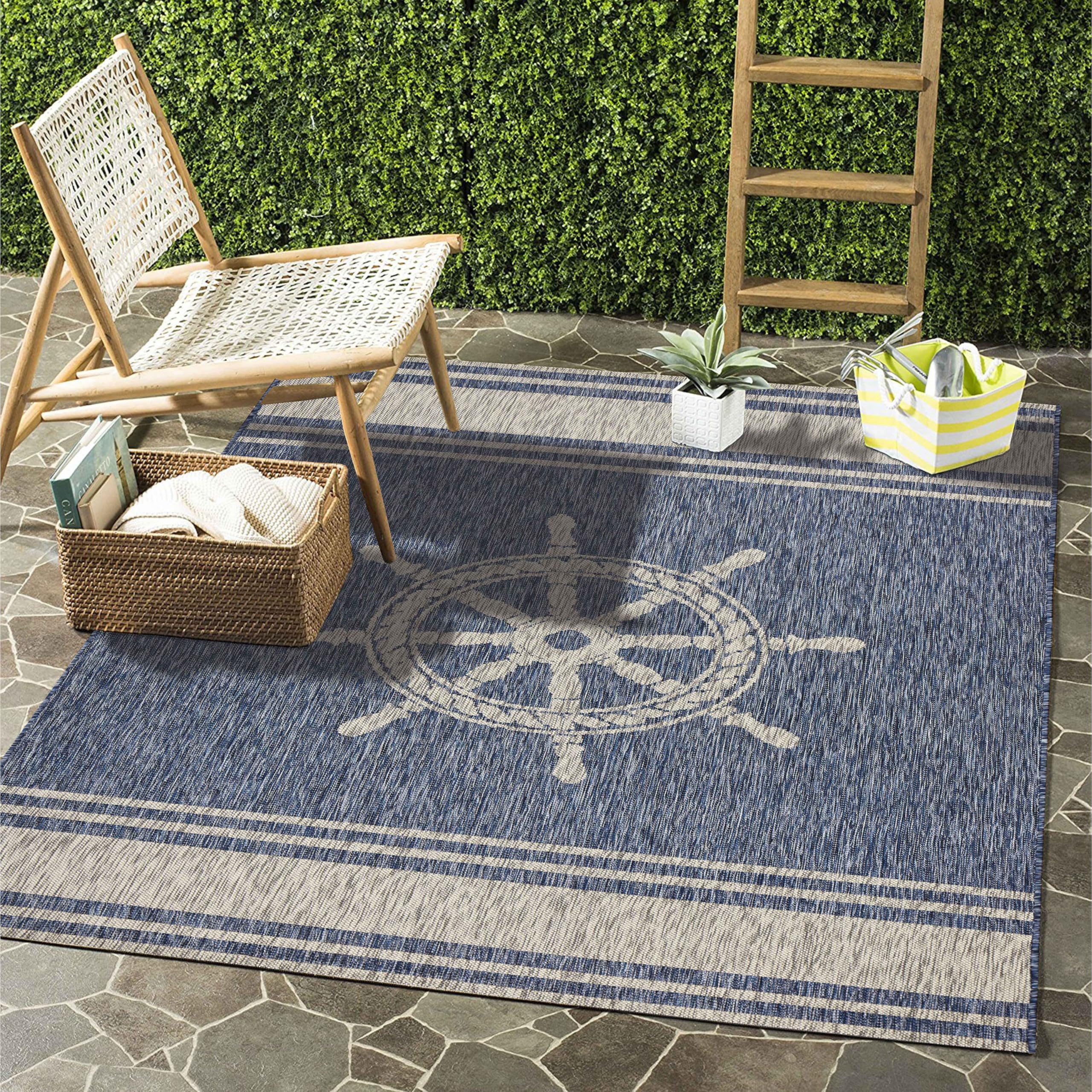 Amazon.com: LR Home Captiva 5 x 7 Indoor/Outdoor Area Rug for Home ...