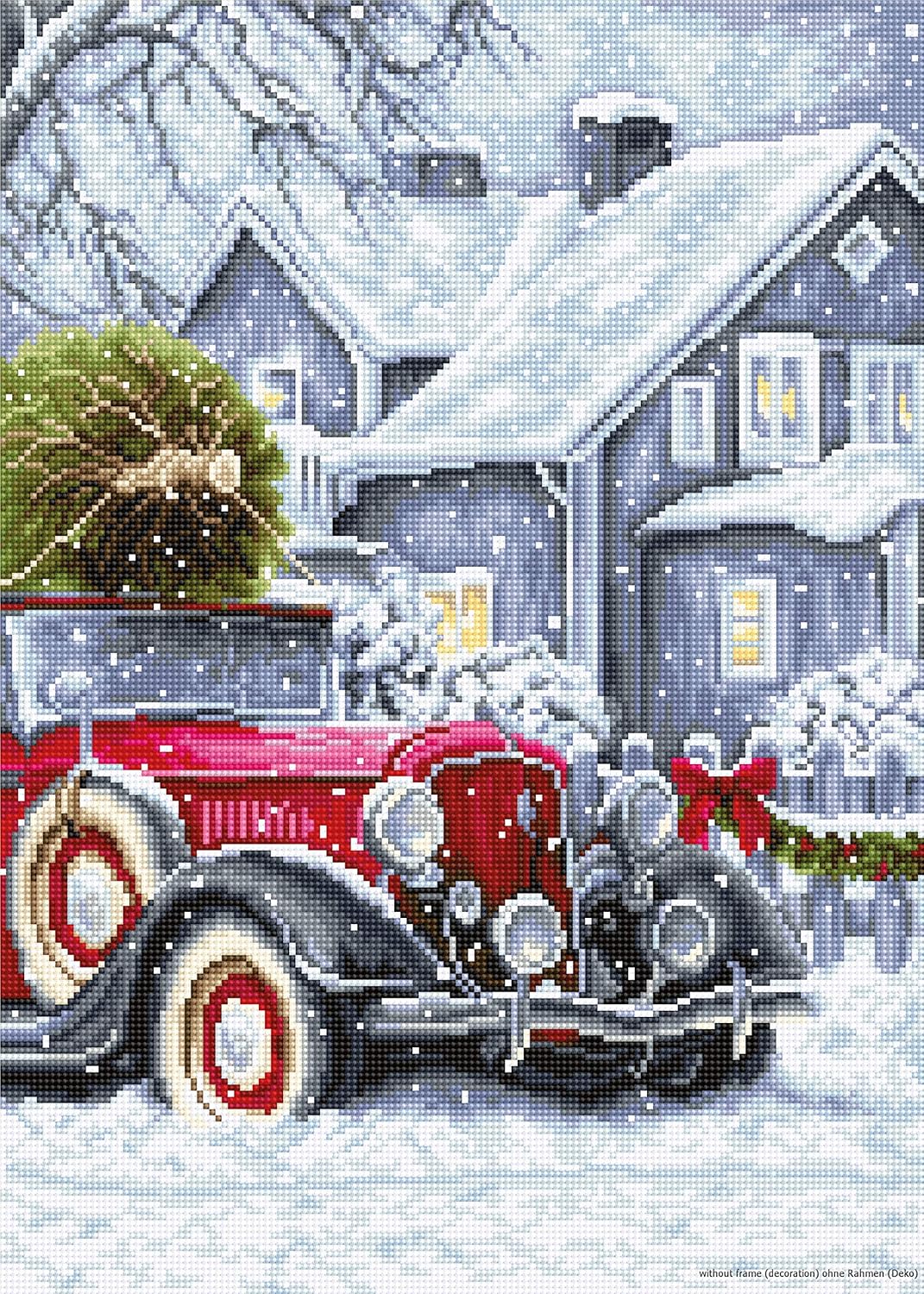 Lucas-S Winter Holidays Counted Cross-Stitch Kit
