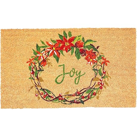 Christmas Joy Doormat: Greet the Season with Festive Cheer (Size - 24 x 36 Inches)