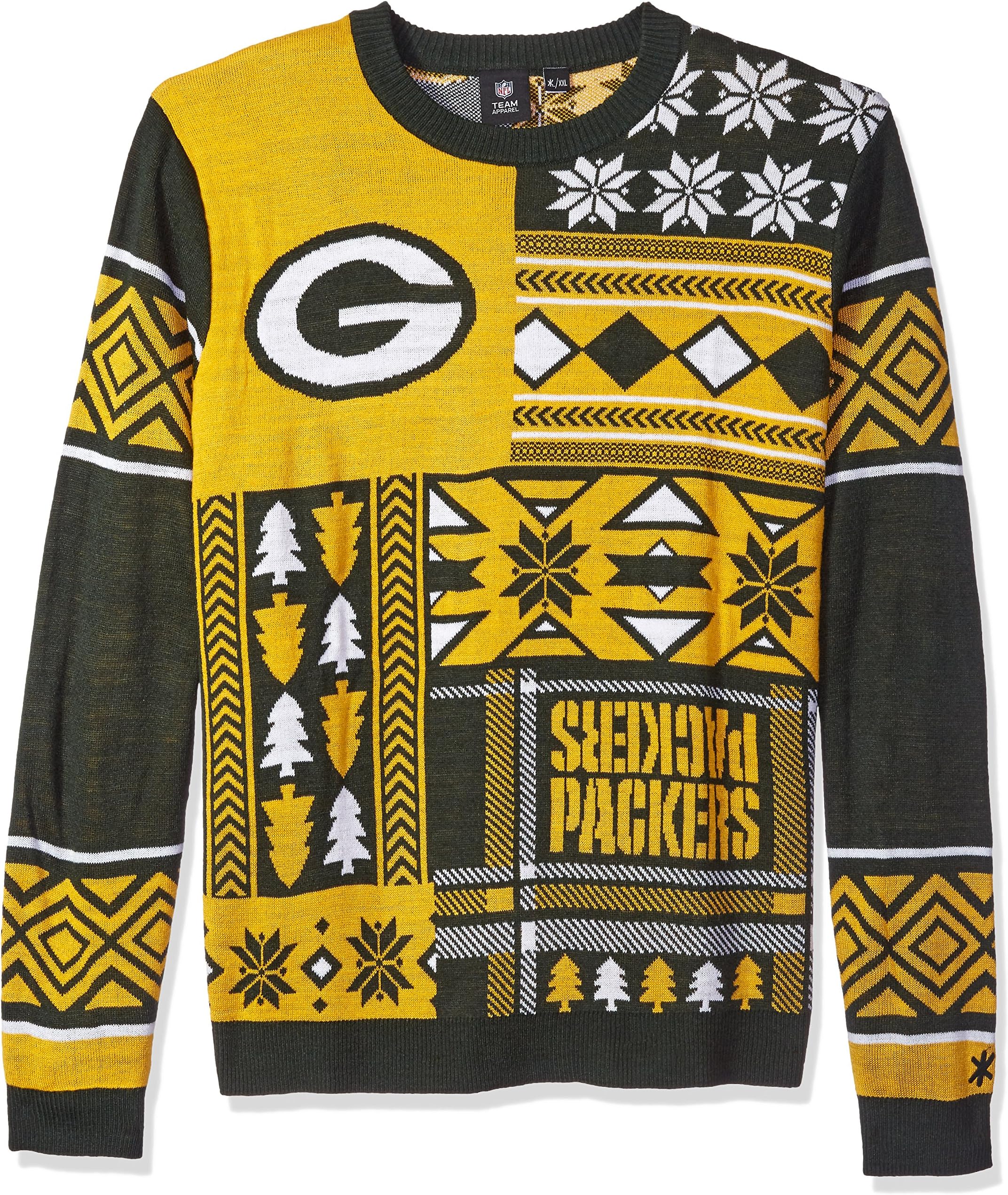 Forever Collectibles NFL Patches Ugly Sweater- Pick Team!
