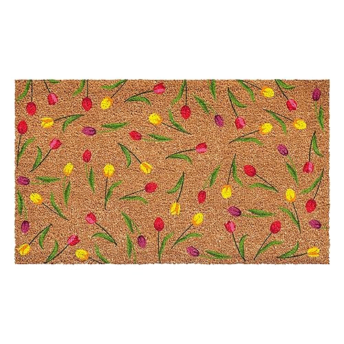 Calloway Mills 109321729 Colorful Tulips Doormat 17" x 29"