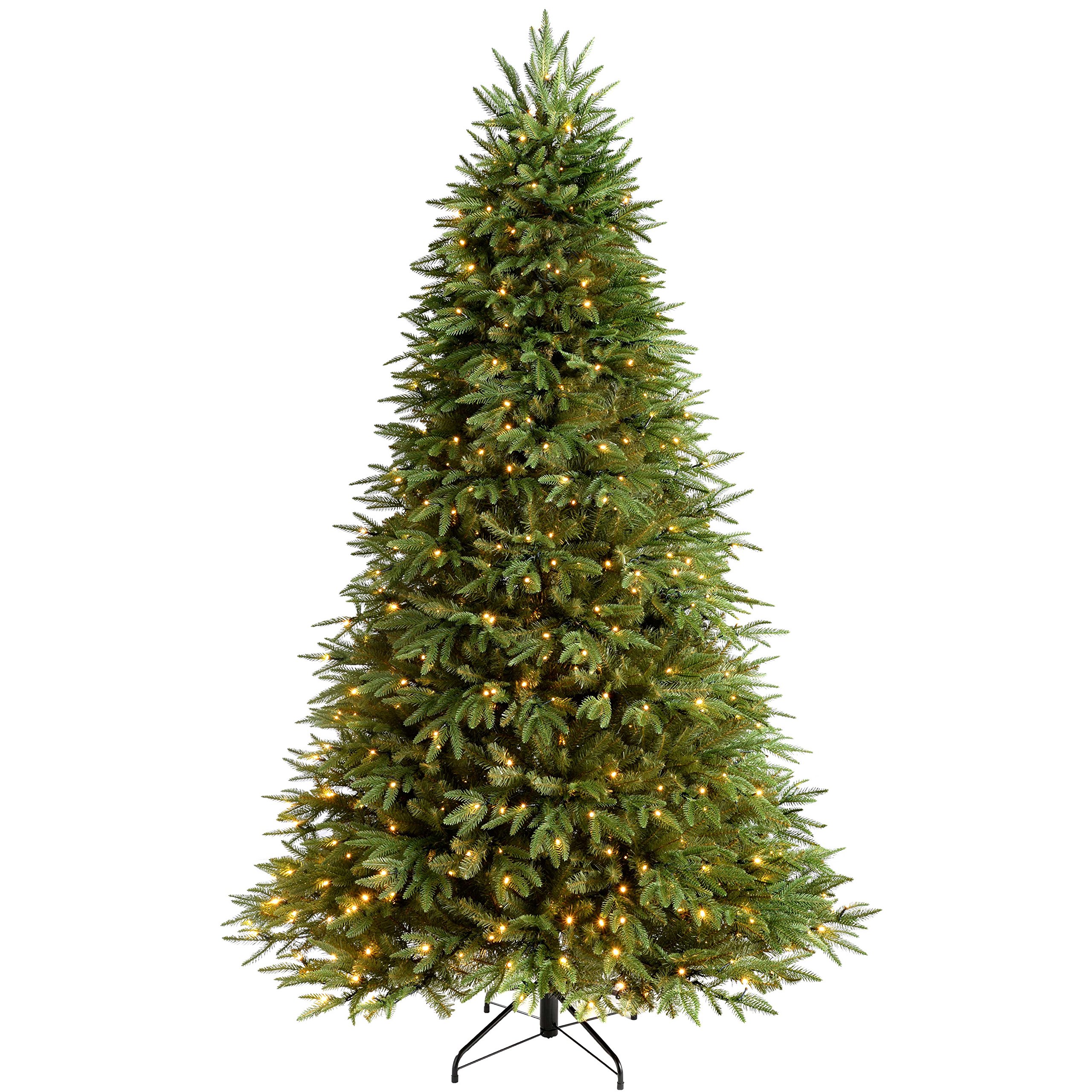 WeRChristmas Pre-Lit the Royal Fir Pre-Lit Multi-Function Christmas Tree with 1000 LED Lights, 9 feet/2.7 m - 165 x 165 x 270 cm, Green