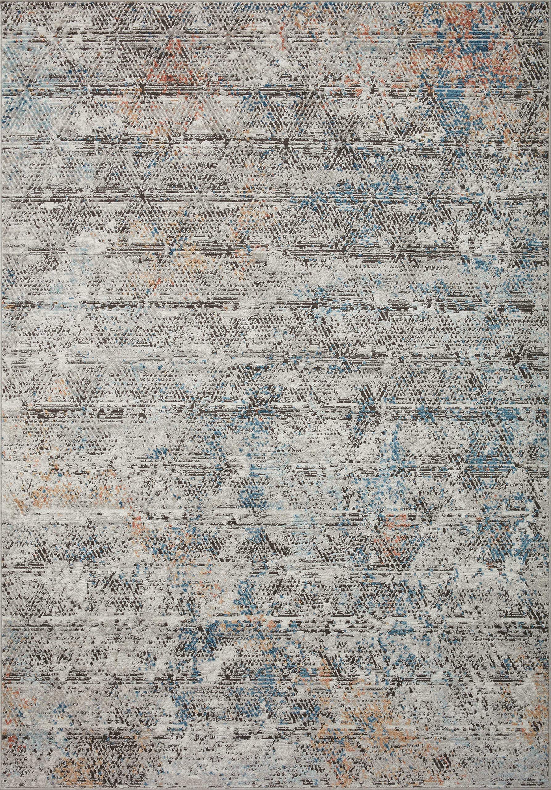 Loloi Bianca Collection BIA-04 Grey/Multi 9'-9" x 13'-6" Area Rug
