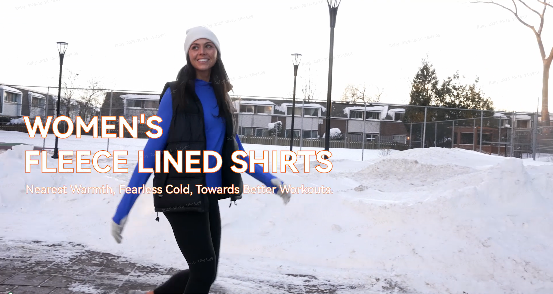 G Gradual Thermal Shirts for Women Long Sleeve Mock Neck Fleece