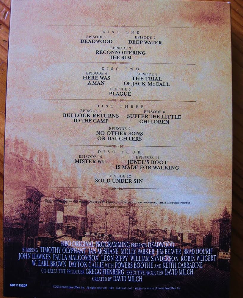 Deadwood: The Complete First Season : Timothy Olyphant, Ian