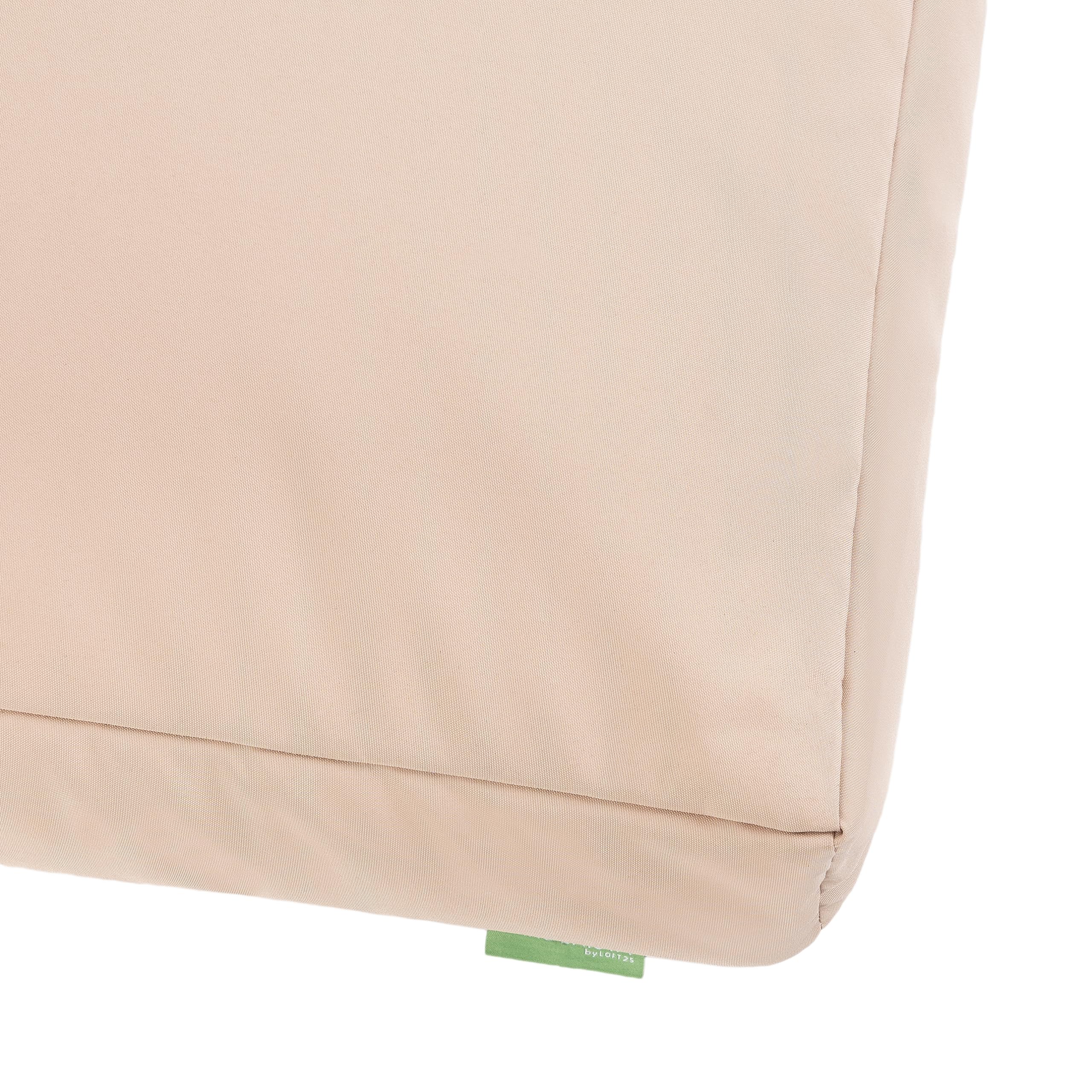 Gardenista Quadrato Cuscino da pavimento 60x60cm, Cuscino per Sedia Resistente all'acqua per Interni e per Esterni, Trapuntato Cuscino per Mobili da Giardino Morbido e Leggero (1, Pietra)