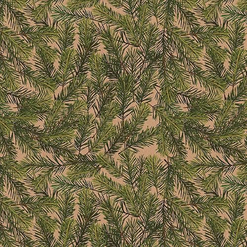 JILLSON & ROBERTS Papel de regalo de Navidad a granel, perenne, resma completa, 833 pies x 24 pulgadas