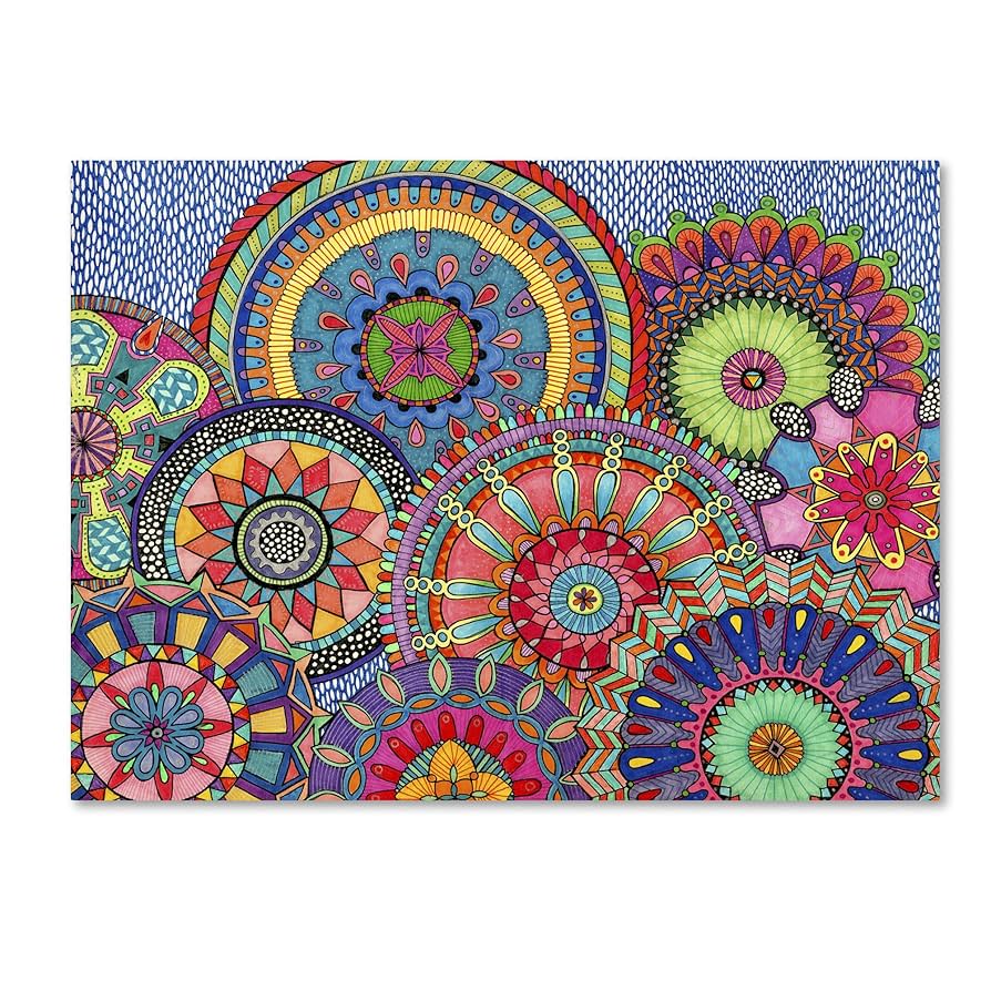 Amazon.com: Trademark Fine Art ALI2788-C2432GG Mandala