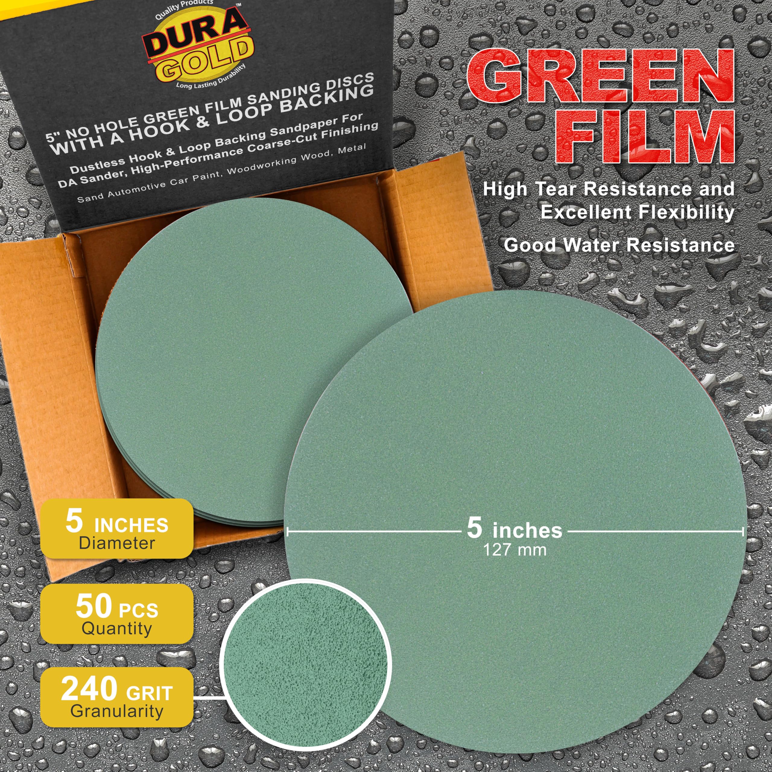 Dura-Gold 5" Sanding Discs - 50 Pack -2