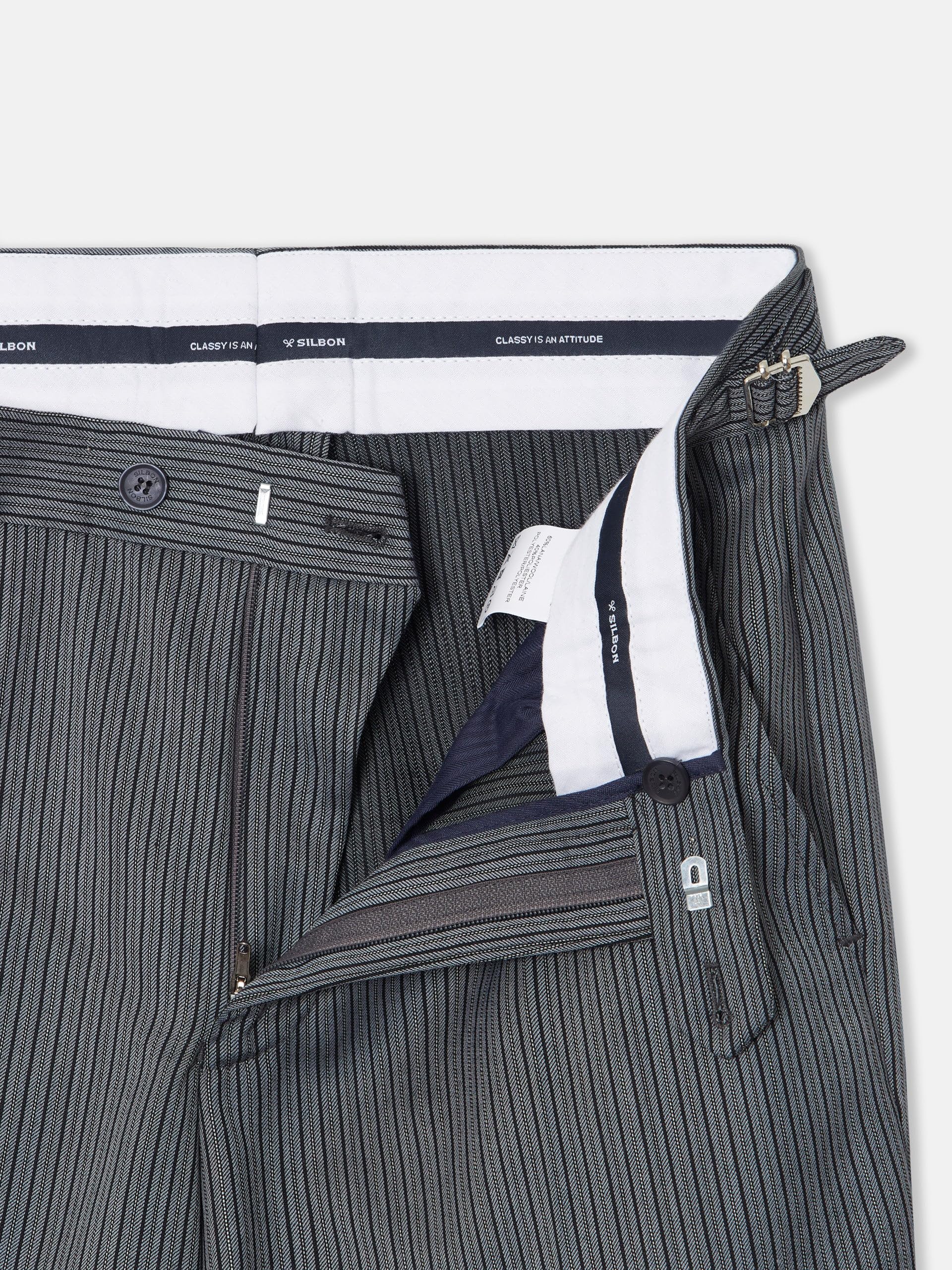 SILBON Pantalón Chaqué Clásico Stretch para Hombre