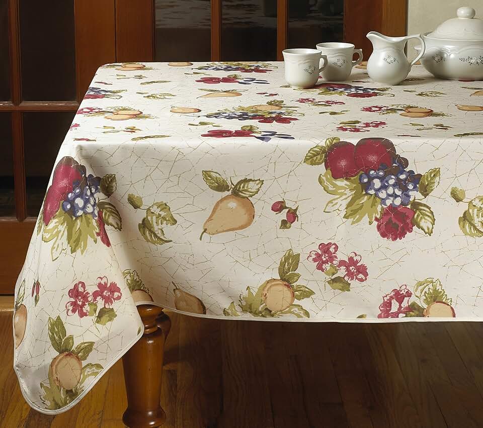 oval vinyl tablecloth 52x70