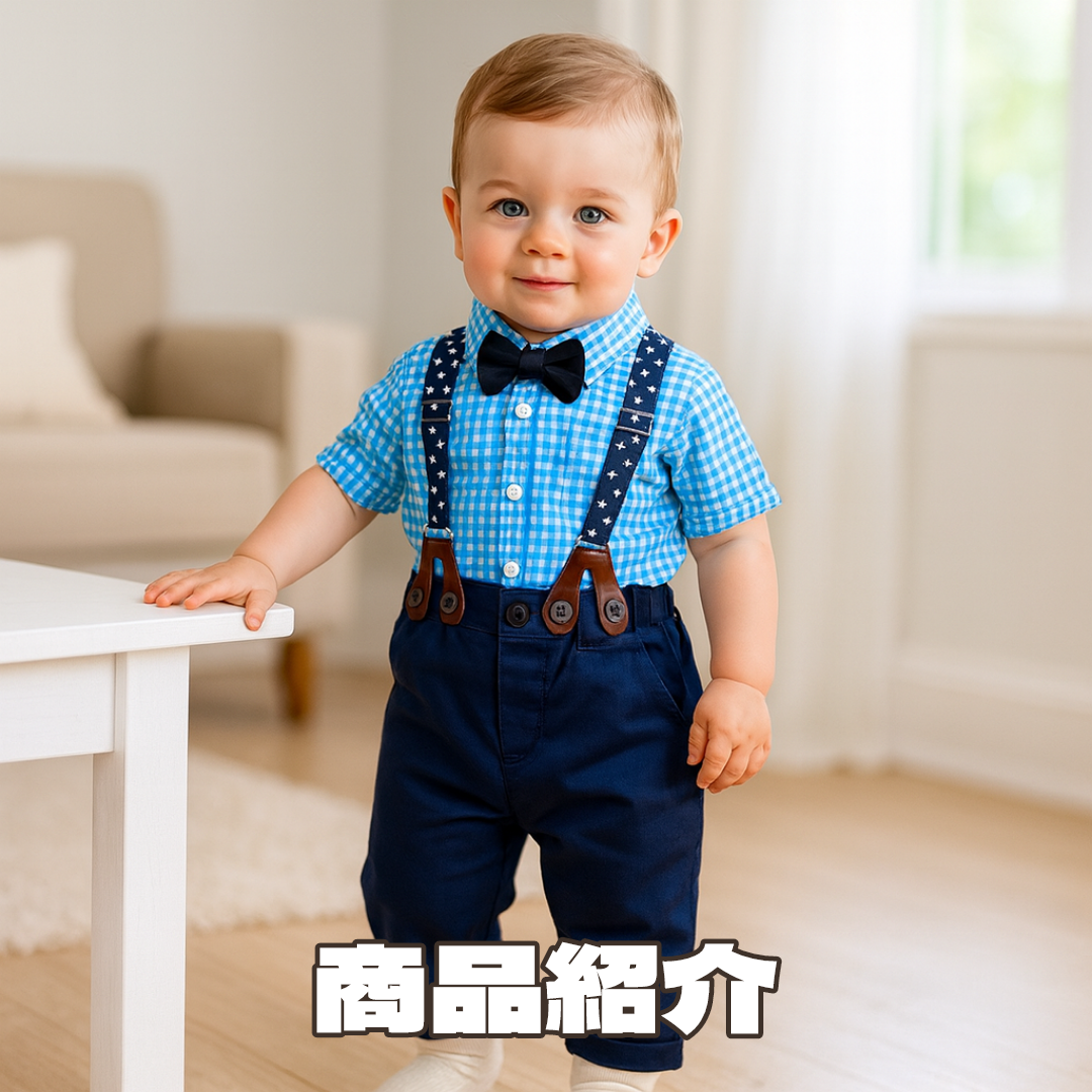 Amazon.co.jp: [Regenbogen] ベビー フォーマル スーツ 男の子