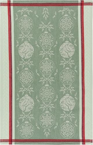 Now Designs Good Tidings - Toalla de cocina de algodón tejido jacquard de 18 pulgadas de ancho x 28 pulgadas de largo