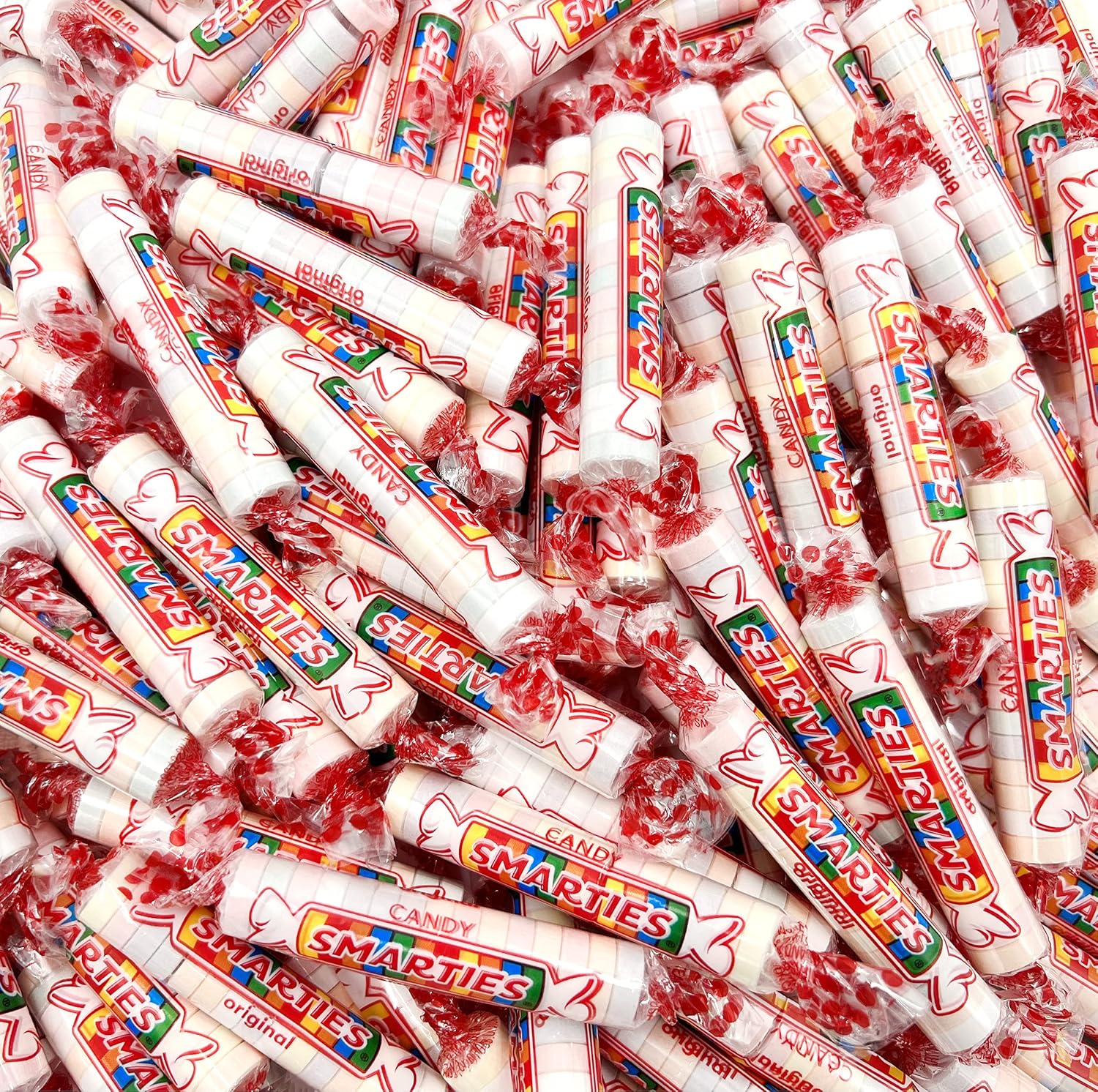 LaetaFood Smarties Rolls Hard Candy, Original Flavors Treats Bulk (Pack of 2 Pounds)