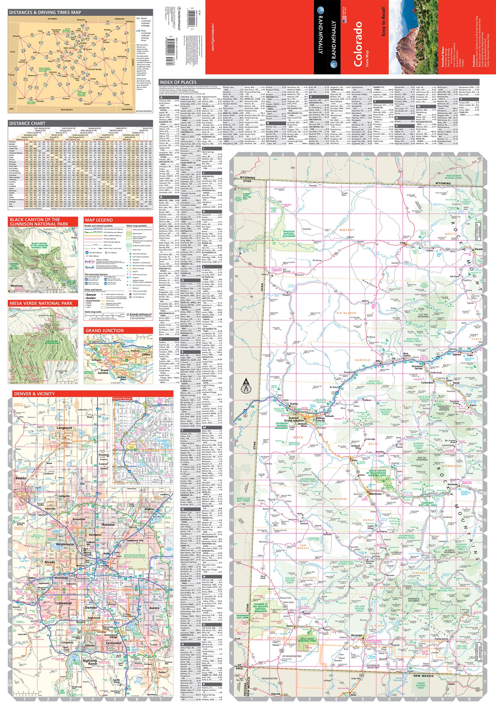 Rand McNally Easy to Read: Colorado State Map - Image 3