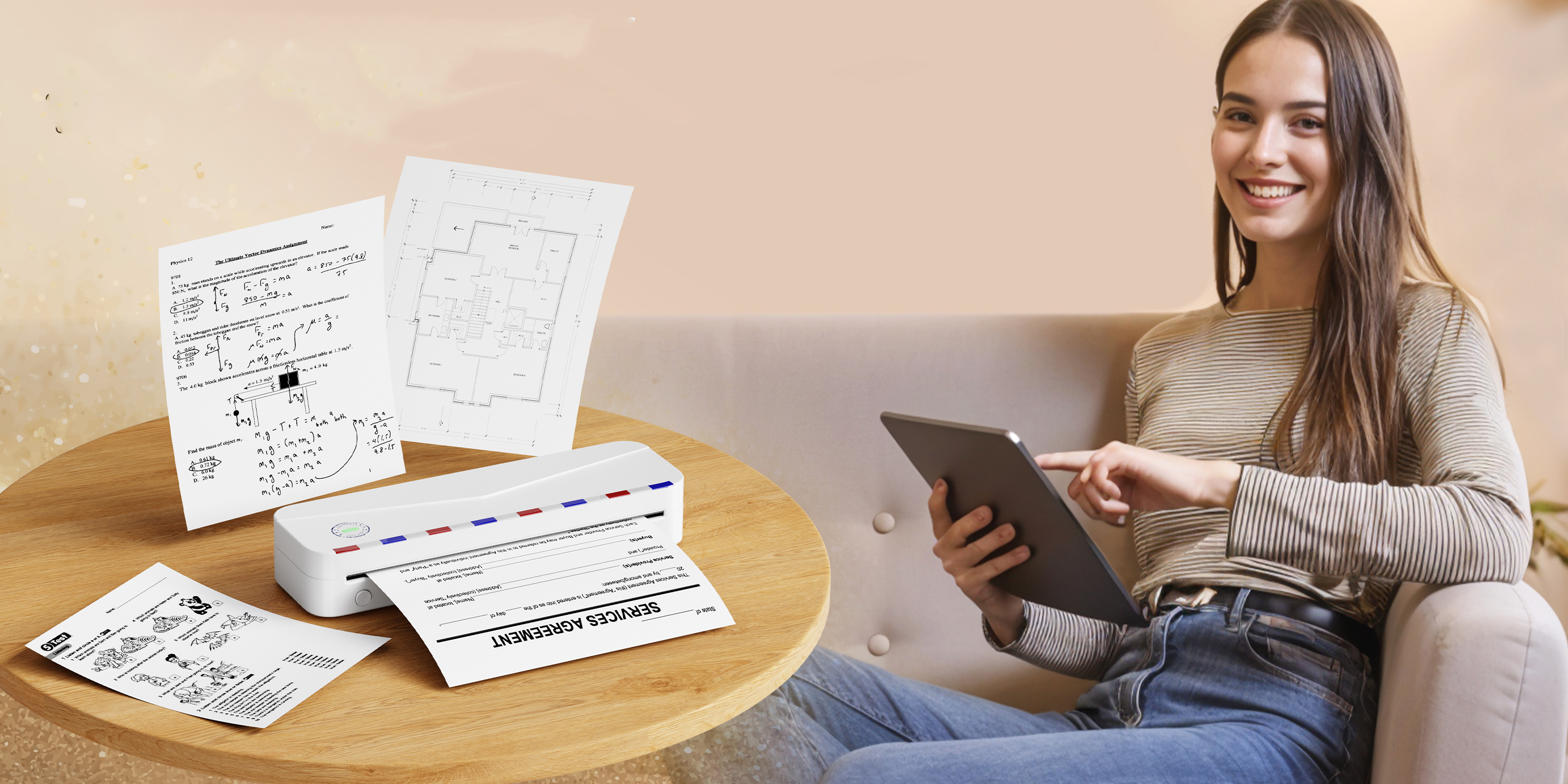 Amazon.com : Phomemo A4 Thermal Paper, M08F Thermal Printer Paper