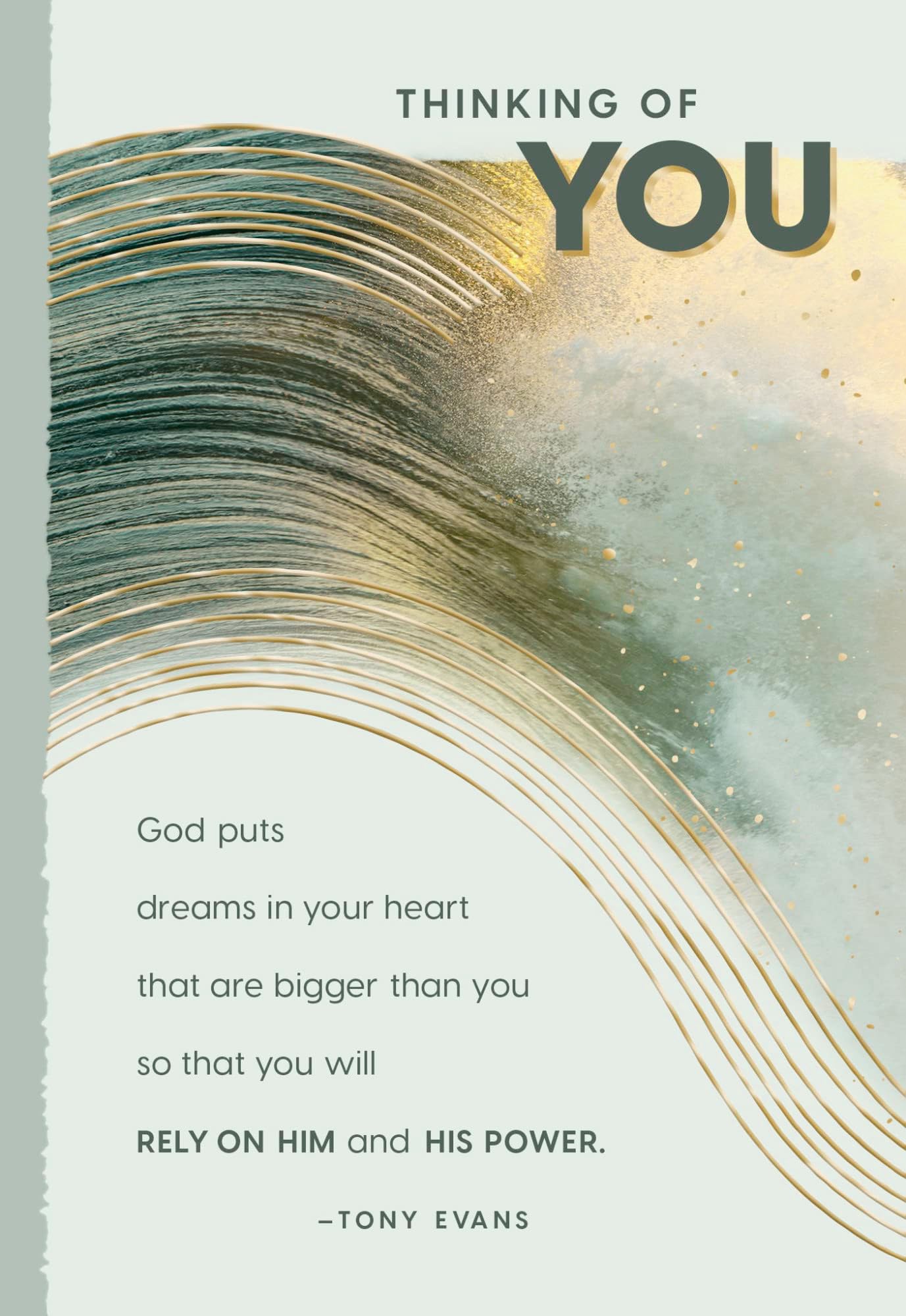 Amazon.com : DaySpring - Tony Evans - Thinking of You - Dreams in Your