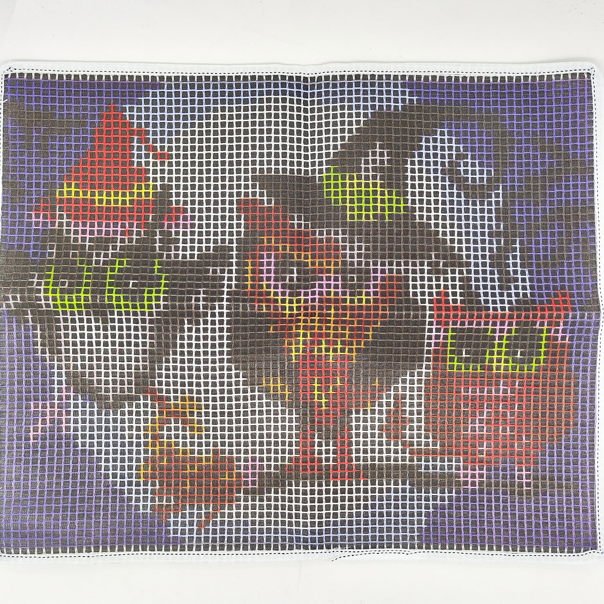 Howie's Latch Hook Kits for Adults, DIY Halloween Latch Hook Kit Rug Crochet Yarn, Color Preprinted Pattern Embroidery Decoration(Halloween Owls, 19.69 x 14.96 inch)