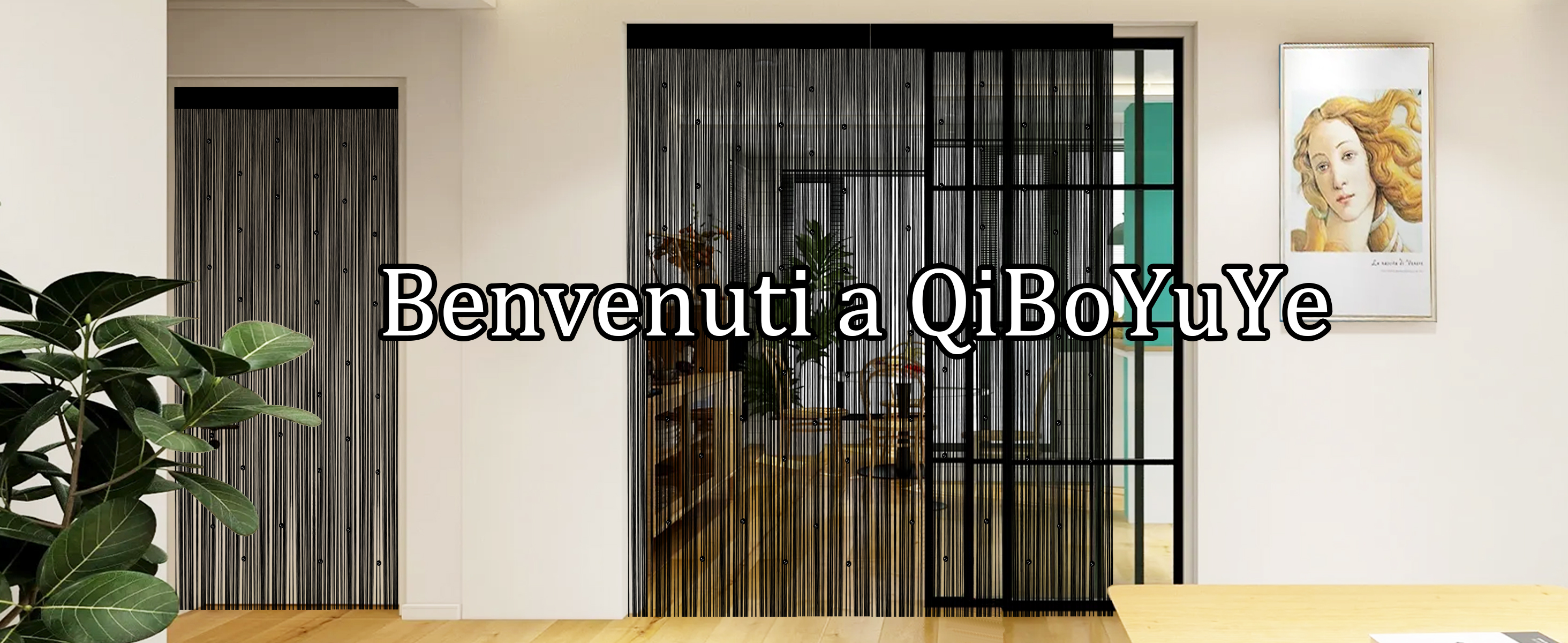 Tenda Antizanzare Per Porta Esterna | Perline In PVC | 90x245 Cm | Marrone | Blocco Insetti Volanti - Foto 2