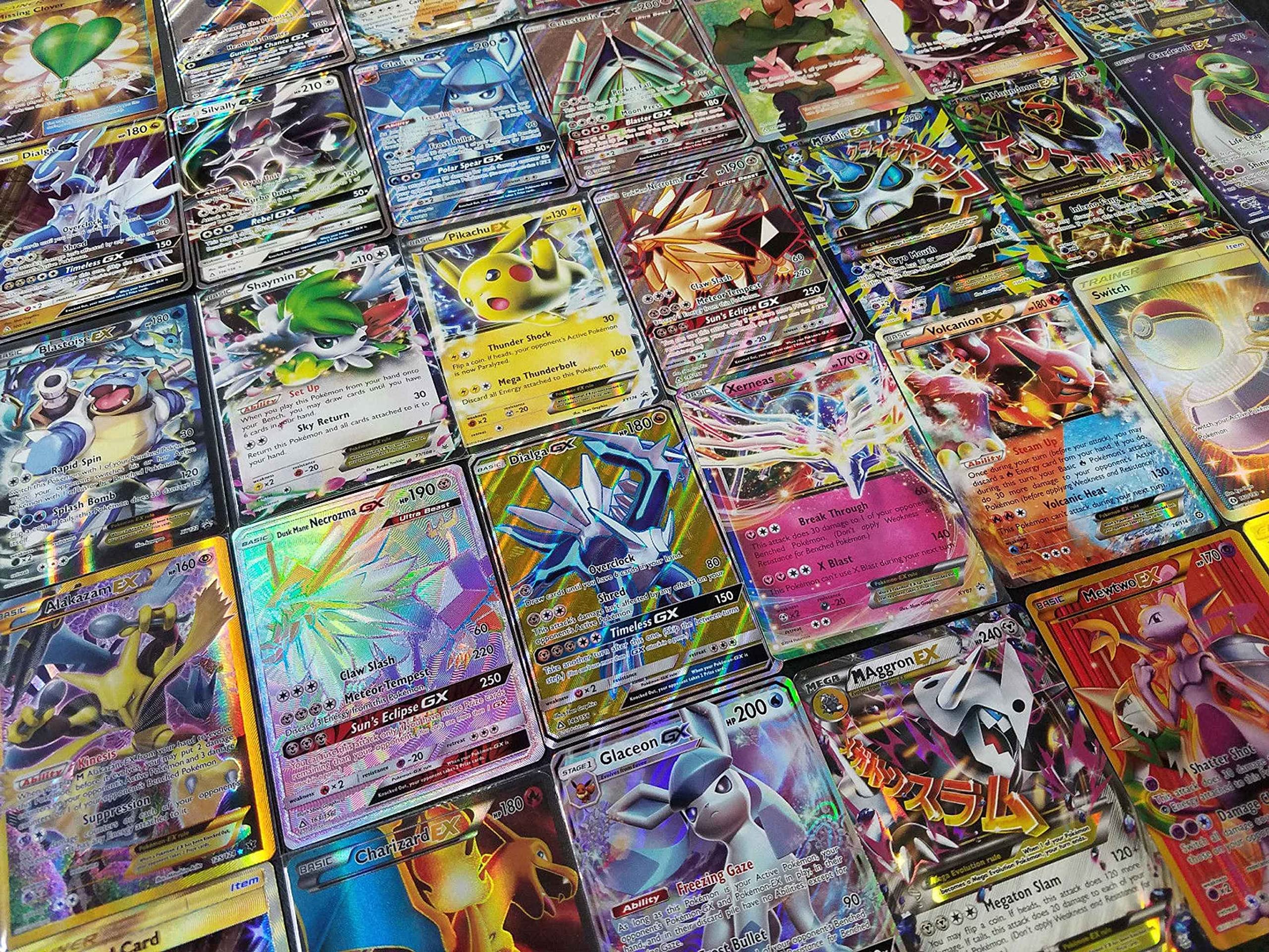 Pokemon Card Bundle - 60 Cards + GUARANTEED GX/V/VMAX/EX Ultra Rare (Sword & Shield)